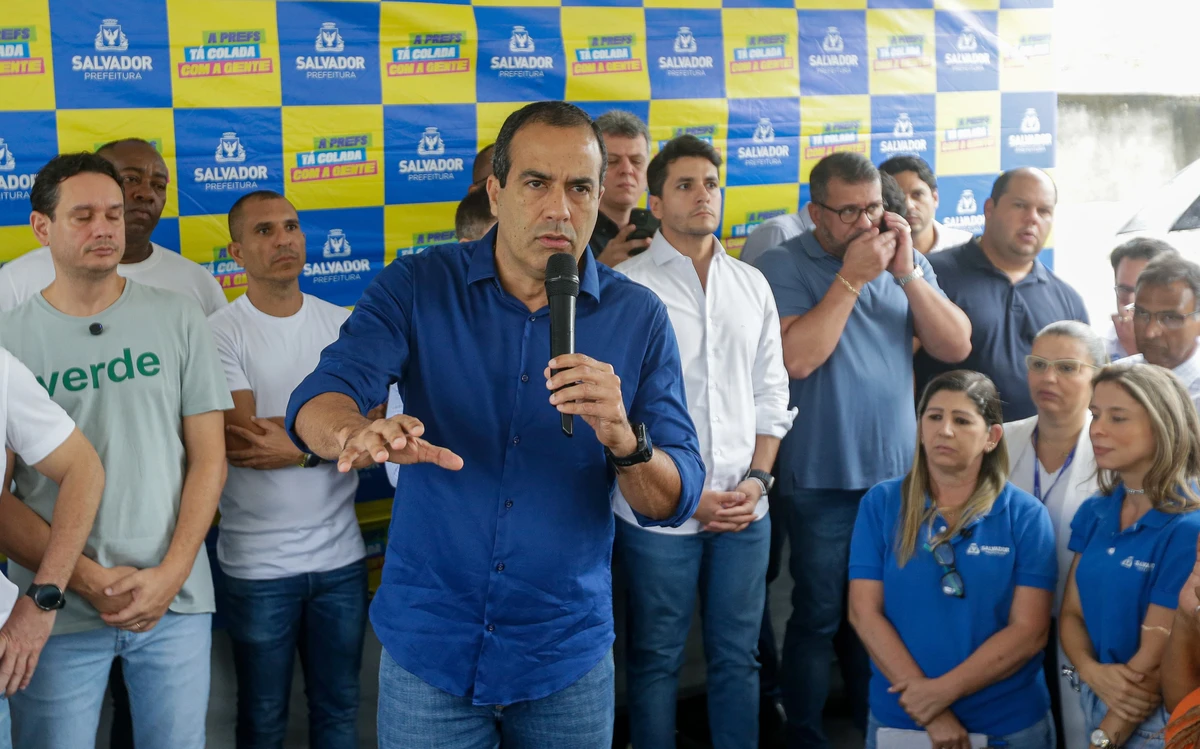 Bruno reis durante evento por Arisson Marinho/CORREIO