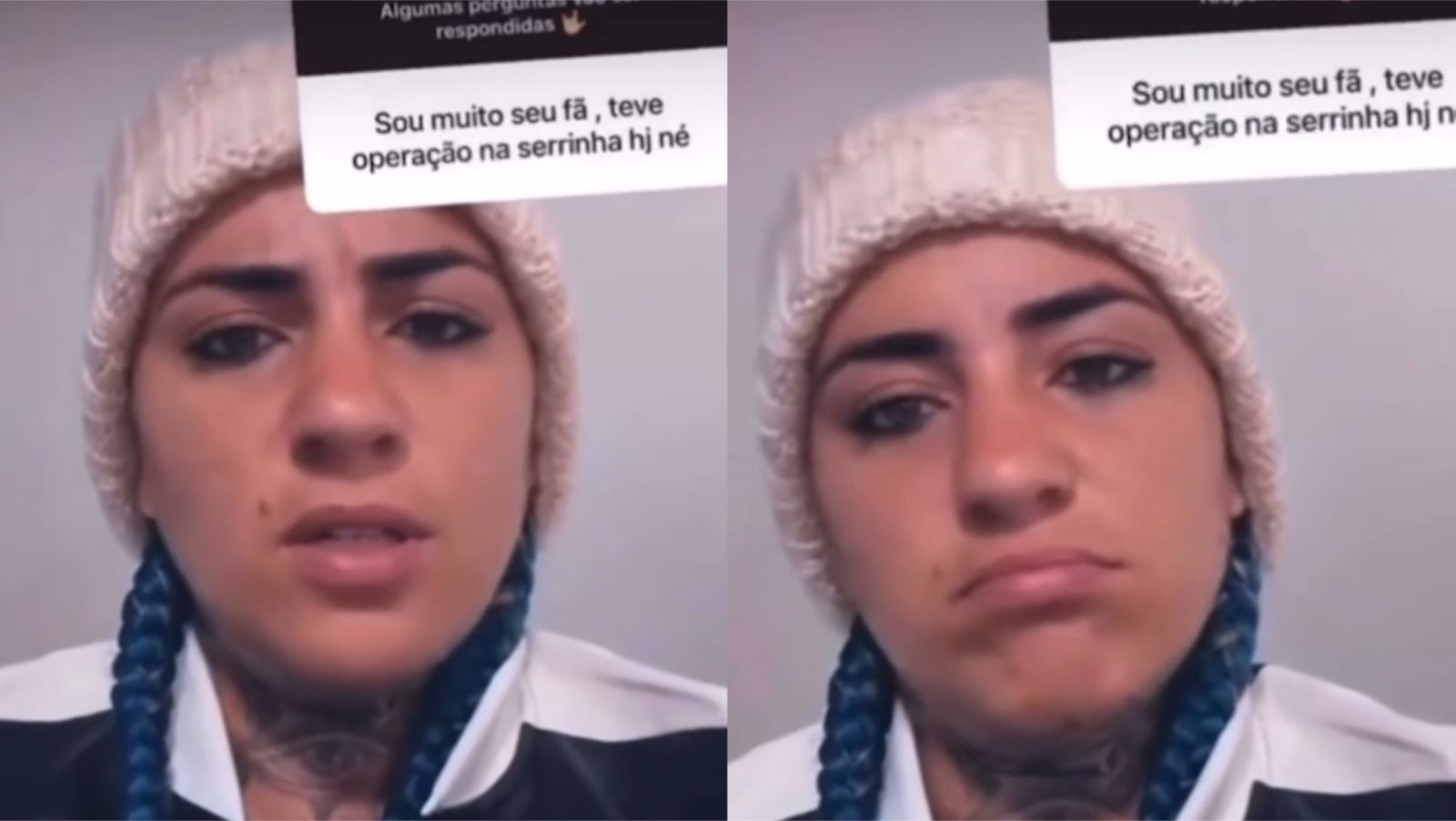 'Diaba Loira' manda PM ir pra cima do CV por redes sociais 