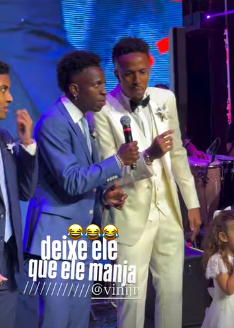 Leo Santa abre festa do casamento de Militão por Reprodução | Instagram
