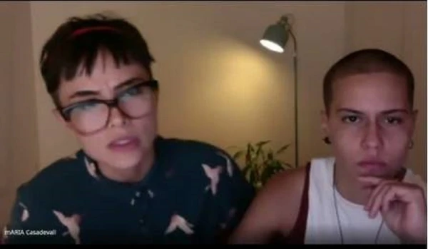 Maria Casadevall e Larissa Mares por Reprodução/Redes Sociais