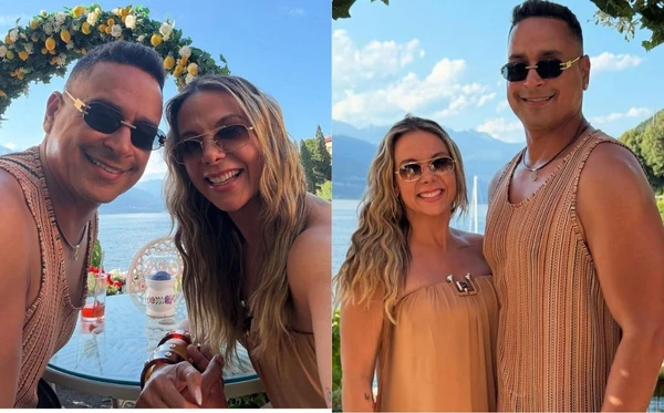 Xanddy e Carla Perez curtem viagem romântica pela Itália