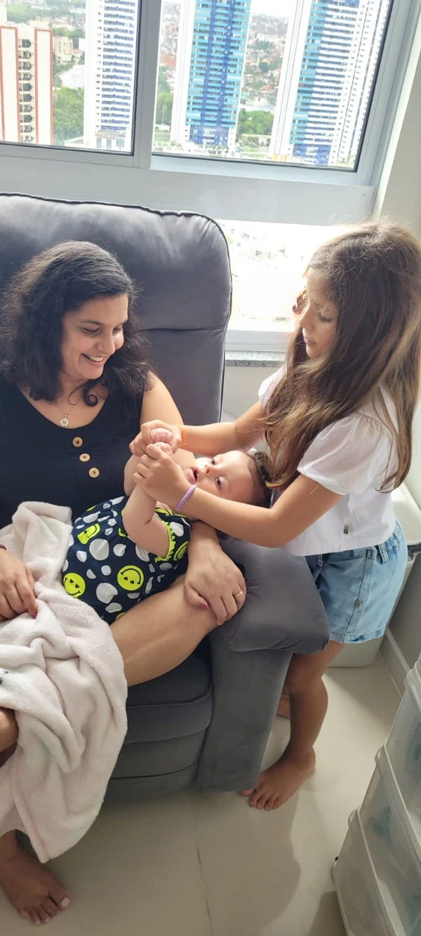 Ayla e mãe Janete por Arquivo Pessoal