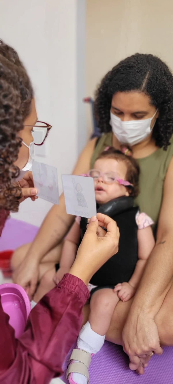 Ayla e mãe Janete em terapia por Arquivo Pessoal