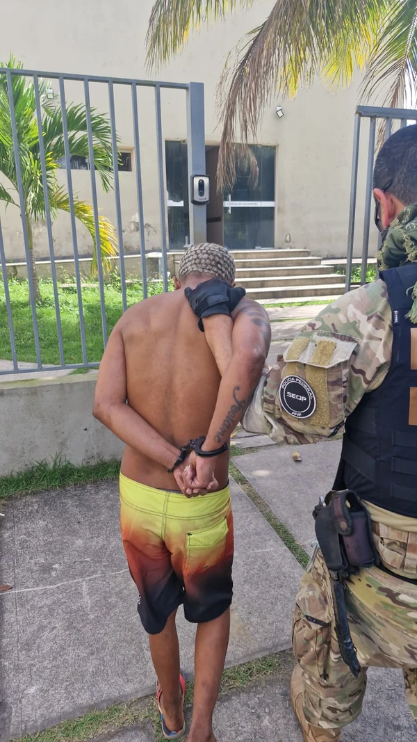 Wanderson Oliveira dos Santos foi preso neste sábado (19) por Divulgação/Polícia Civil