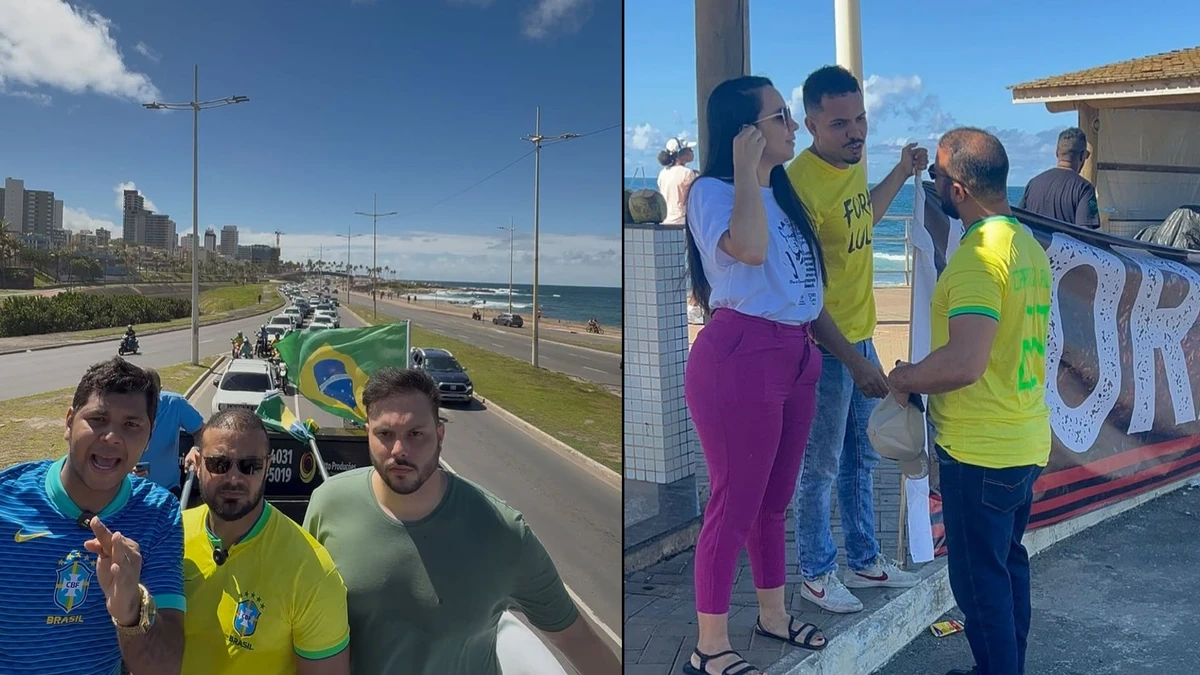 Manifestação foi realizada neste domingo (20)