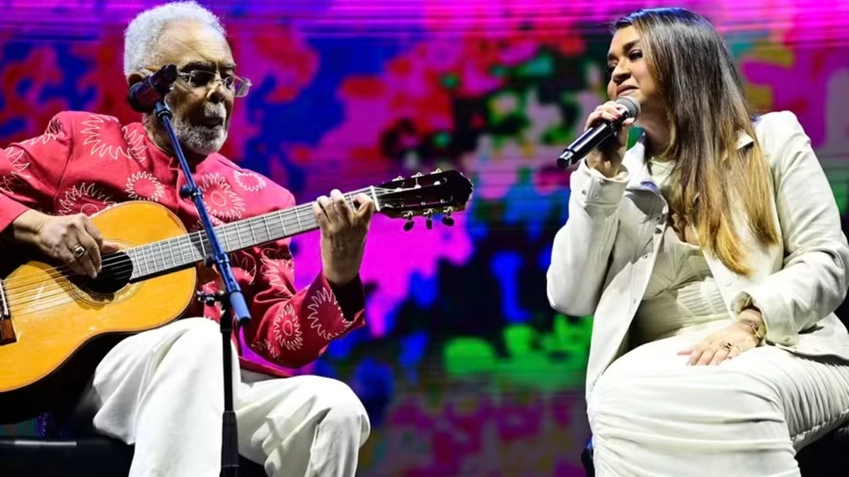 Na última vez que subiu ao palco, Preta cantou com o pai por Reprodução
