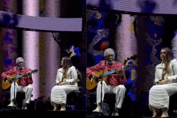 Na última vez que subiu ao palco, Preta cantou com o pai por Reprodução