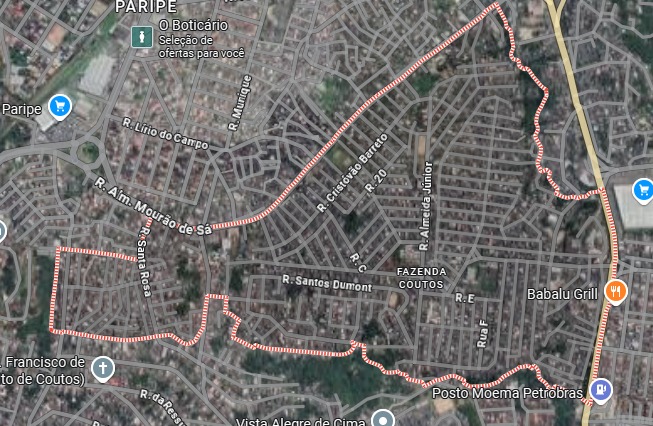 Fazenda Coutos: 18 tiroteios, 18 mortos e 3 feridos por Google