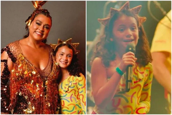 Preta Gil e a neta, Sol de Maria por Reprodução