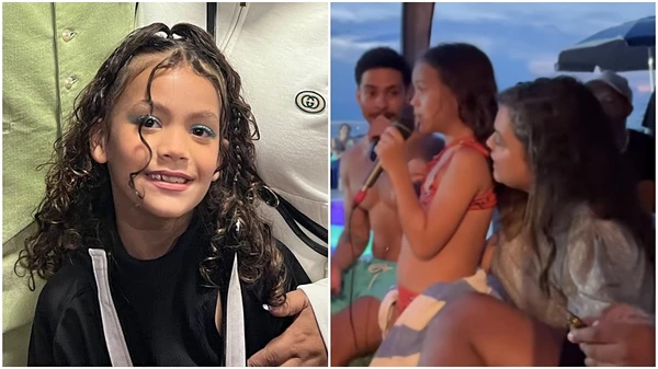 Preta Gil e a neta, Sol de Maria por Reprodução
