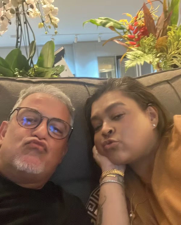 Preta Gil e o ex-marido Rafael Dragaud por Reprodução/Instagram