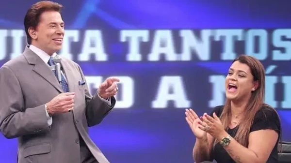 Preta Gil e Silvio Santos por Reprodução