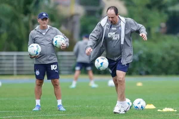 Rogério Ceni em treino do Bahia 