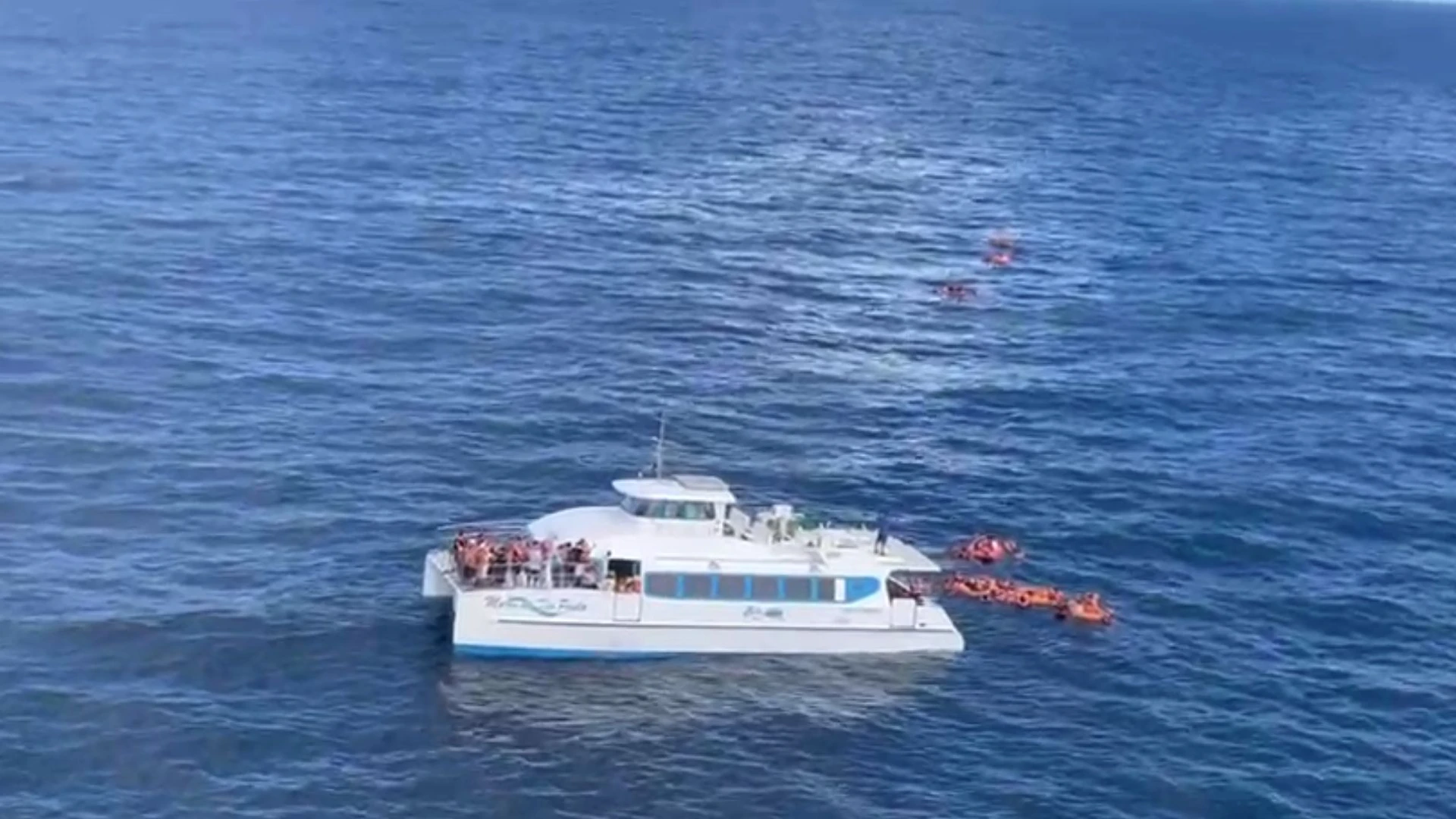 Imagem - Catamarã bate em barco e deixa passageiros à deriva após sair de Morro de São Paulo