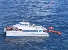 Imagem - 'A água invadiu e muita gente passou mal': turistas relatam pânico em acidente com catamarã