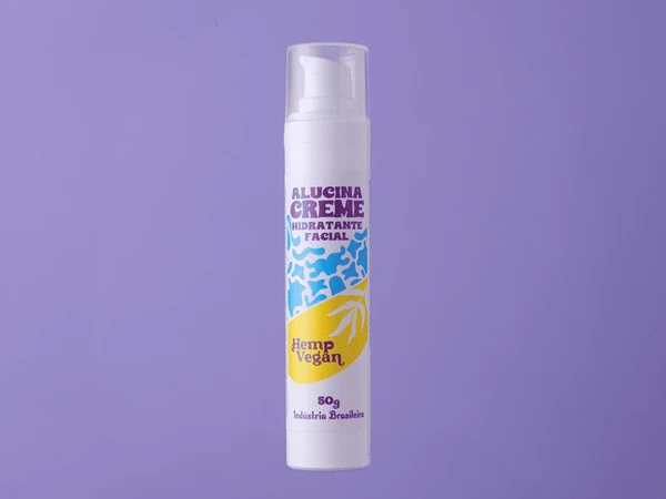Alucina Creme Hidratante Facial Hemp Vegan por Divulgação