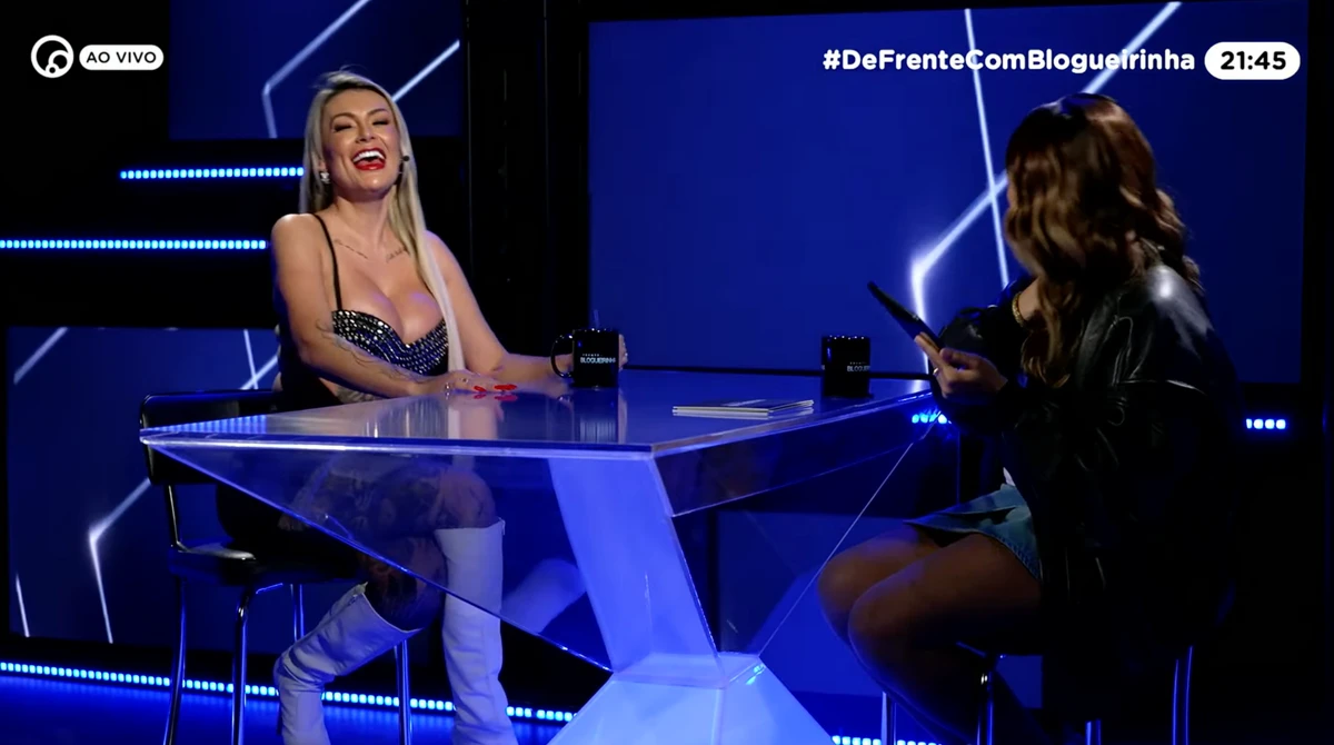 Andressa Urach no 'De Frente Com Blogueirinha' por Reprodução