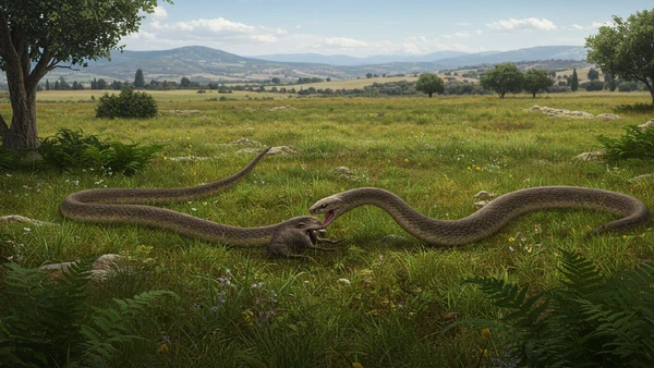 A Laophis crotaloides vivia onde hoje é a Grécia, e foi a maior víbora a rastejar no planeta Terra. 