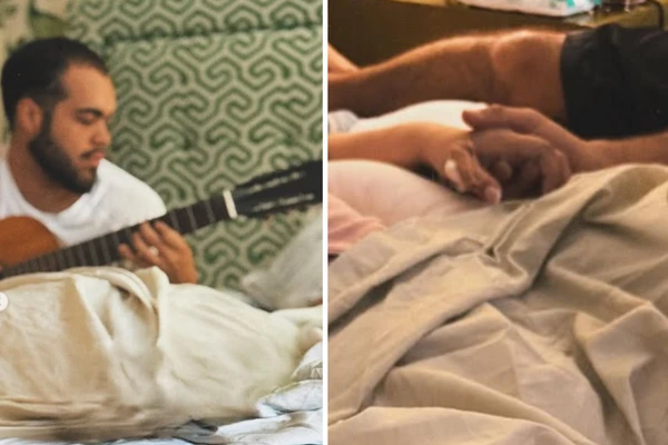 Francisco Gil compartilhou imagens ao lado da mãe nos seus últimos momentos nos Estados Unidos