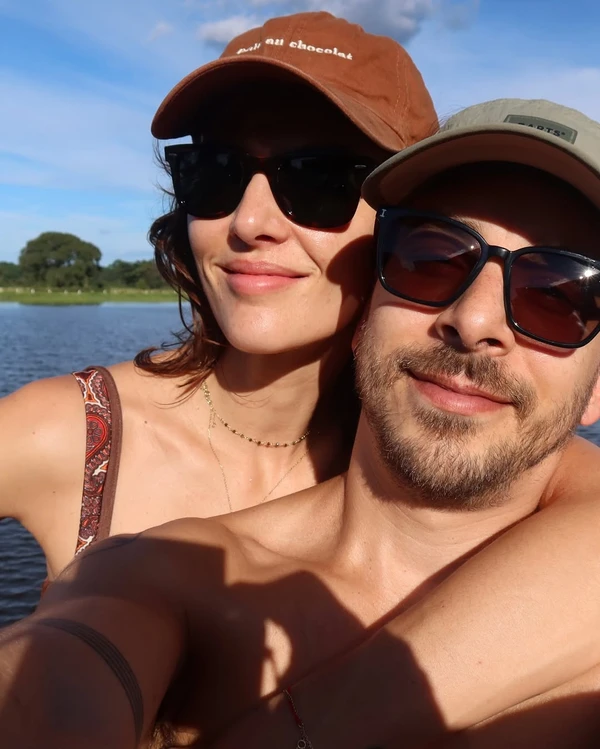 Mônica Benini e Júnior Lima por Reprodução/Instagram