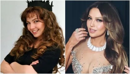 Thalía era Maria do Bairro na novela mexicana por Reprodução 