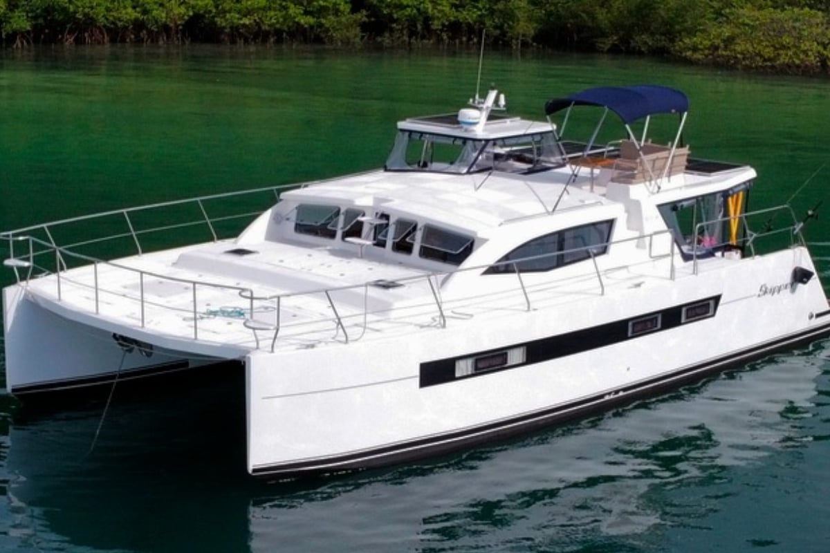 Um Catamarã SCat 440 pode custar até R$ 5 milhões com todos os acessórios disponíveis por Repordução/Estaleiro SCat
