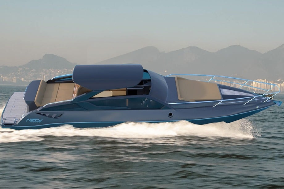 Uma lancha Azov Z380C pode ser comprada com prêmios menores, pois custa aproximadamente R$ 900 mil por Divulgação/Azov Yachts