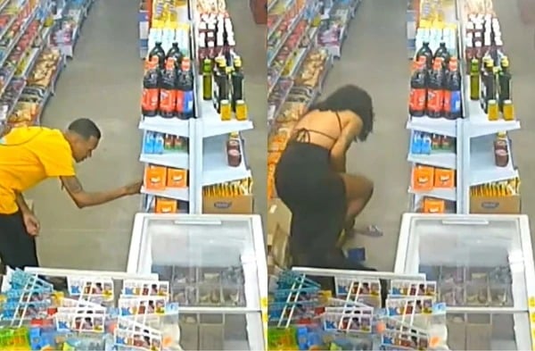 Anna Luiza estava com Matheus na loja de conveniência no momento em que ele foi morto por Reprodução