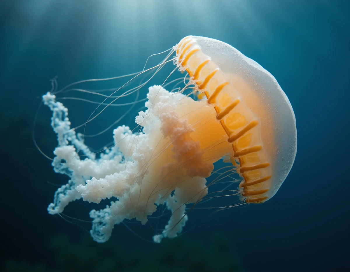 Algumas espécies são bioluminescentes, emitindo luz própria por Shutterstock