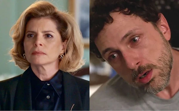 Odete Roitman surta ao descobrir casamento secreto do filho