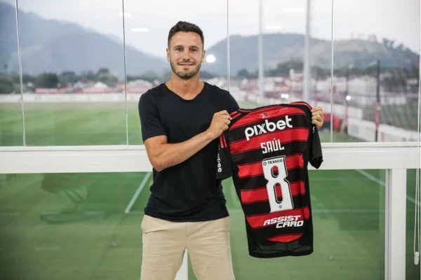 Saúl vai usar a camisa 8 no Flamengo