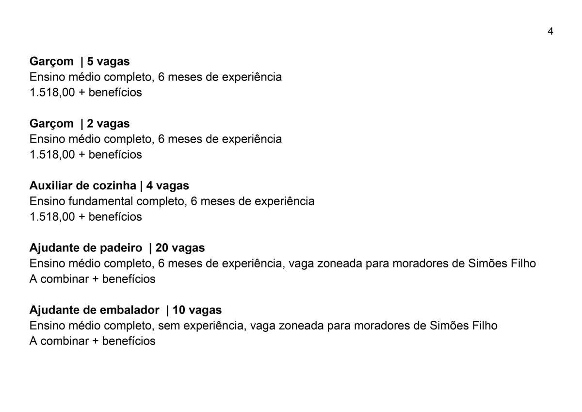 Vagas do SIMM por Reprodução