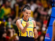 Imagem - Seleção feminina atropela a Alemanha e vai as semis da Liga das Nações de Vôlei