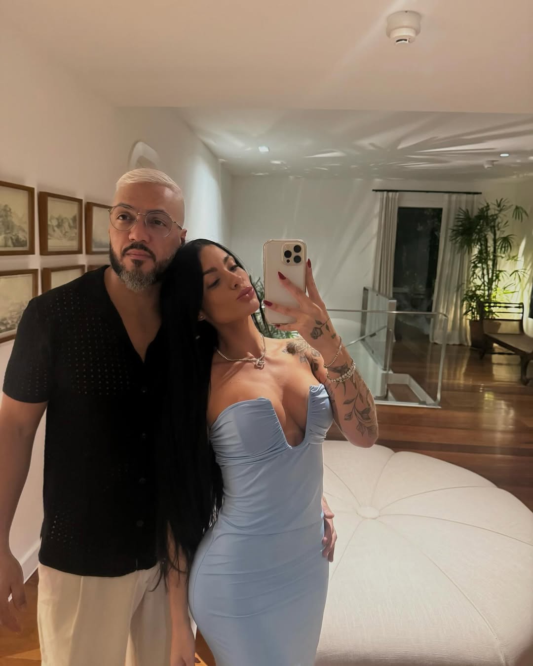 Belo e Rayane Figliuzzi por Reprodução/Instagram