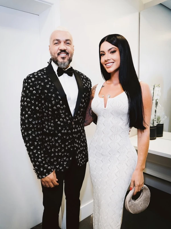 Belo e Rayane Figliuzzi por Reprodução/Instagram