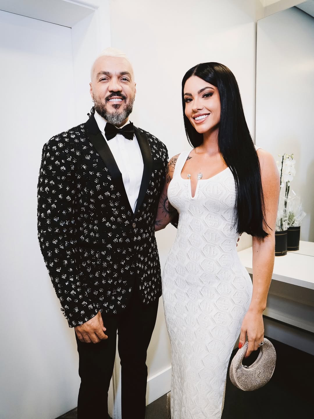 Belo e Rayane Figliuzzi por Reprodução/Instagram