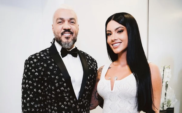 Belo e Rayane Figliuzzi