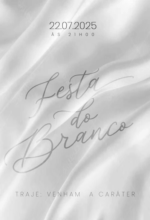 Convite da terceira festa de Vini Jr. por Reprodução