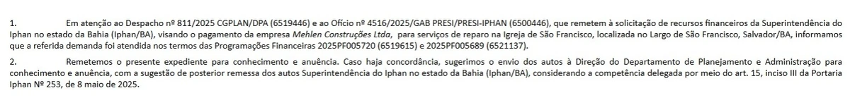 Ofício 636 por Reprodução
