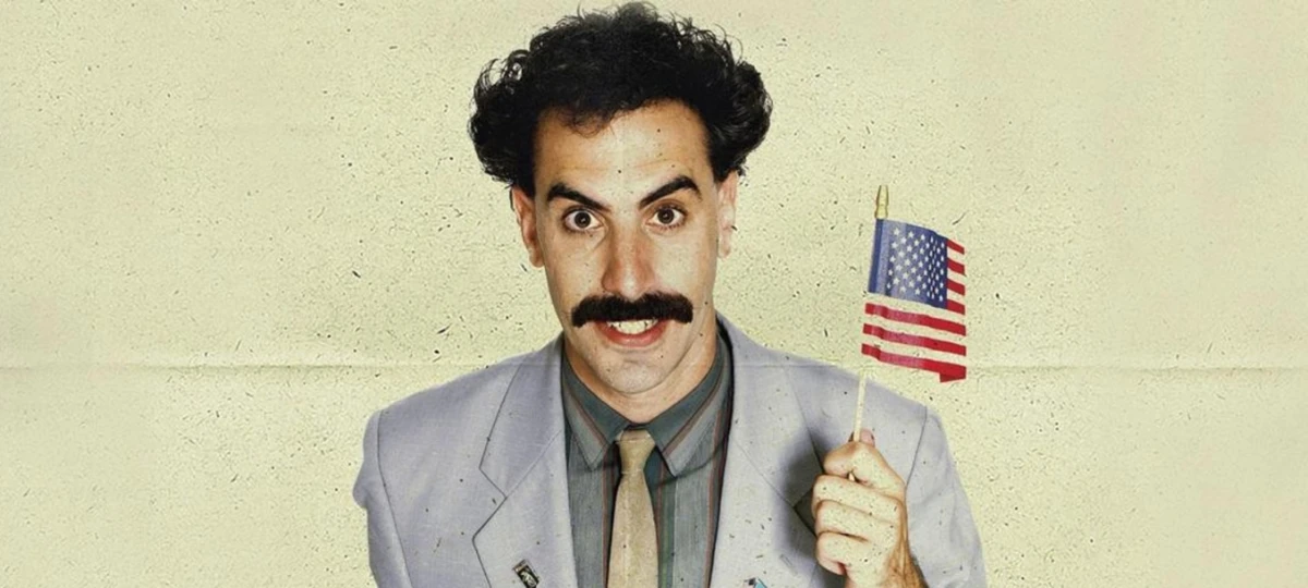  Sacha Baron Cohen como Borat  por Reprodução