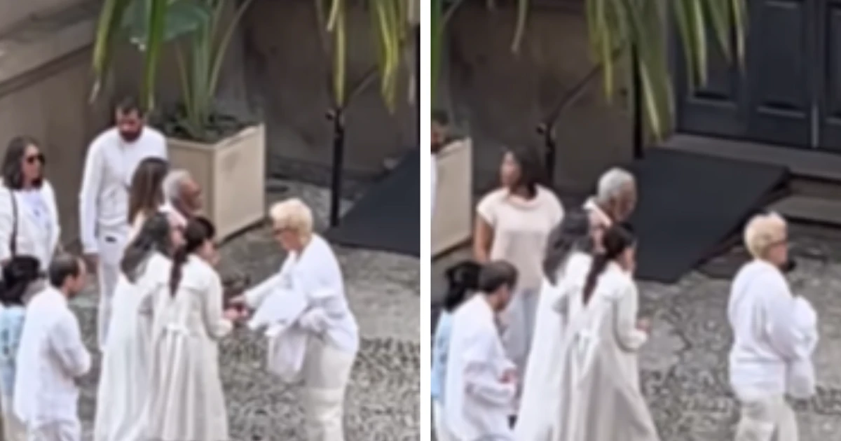 Imagem - VÍDEO: Gilberto Gil, Drão e Flora Gil chegam de mãos dadas no crematório