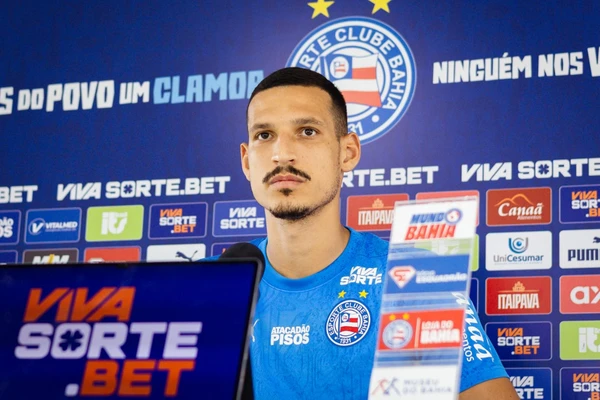 Gabriel Xavier em entrevista coletiva 