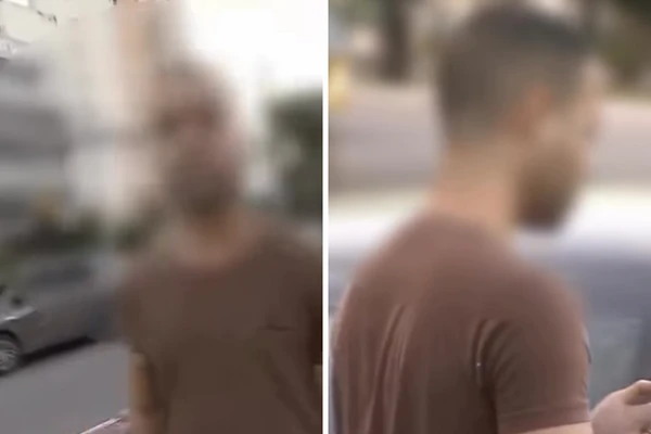 Homem desferiu socos na equipe de reportagem 