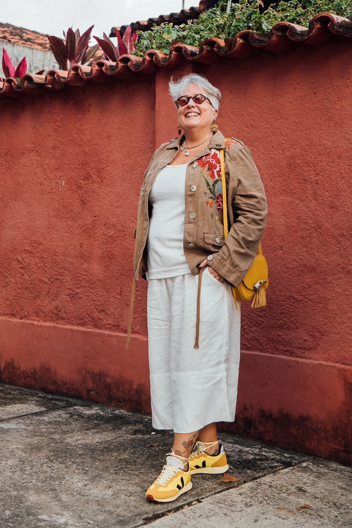 Paola Pomaro mandou muito bem na construção do visu