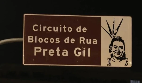 Placas com nome de Preta Gil são instaladas no Rio  por Reprodução/Redes Sociais 