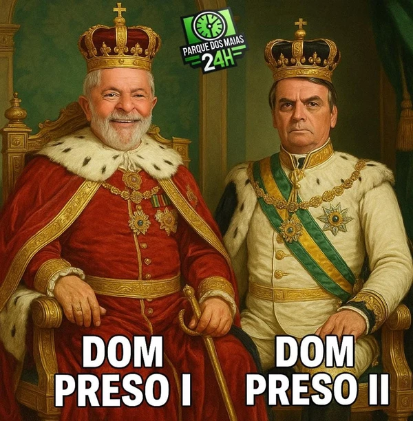Possibilidade de prisão do ex-presidente Jair Bolsonaro alimentou este tipo de brincadeiras por Reprodução