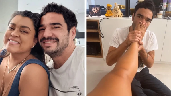 Caio Blat e Preta Gil foram namorados por Reprodução