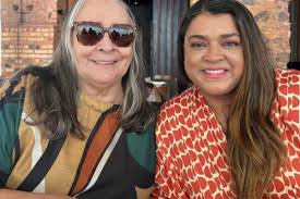 Preta Gil e a mãe, Sandra Gadêlha, a Drão por Reprodução