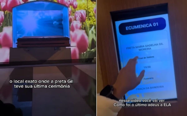Preta Gil foi cremada