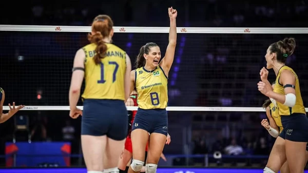 Seleção feminina de vôlei conta